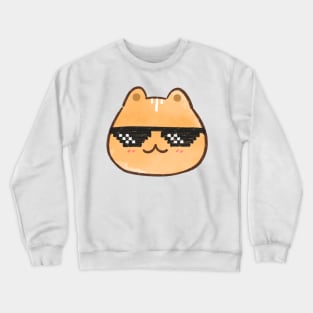 Thug orange cat Crewneck Sweatshirt